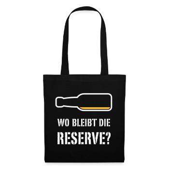 Where is the reserve? (Beer / Beer / NEG 2C) - Tote Bag - black - Front
