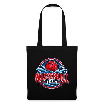 Wasserball Team Logo - Stoffbeutel - Schwarz - Vorne