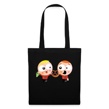 les petites Alsaciens - Sac en tissu - noir - Devant
