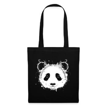 Head of a panda bear - Tote Bag - black - Front
