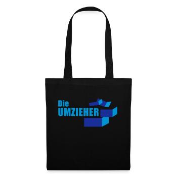 Umzugsteam "Die Umzieher" - Stoffbeutel - Schwarz - Vorne