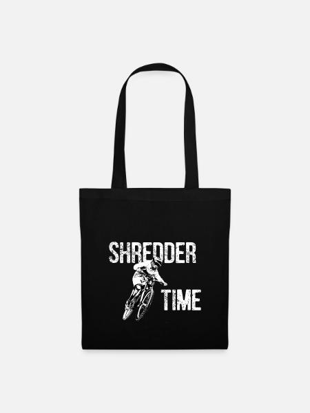 shredder time bike - Stoffbeutel - Schwarz