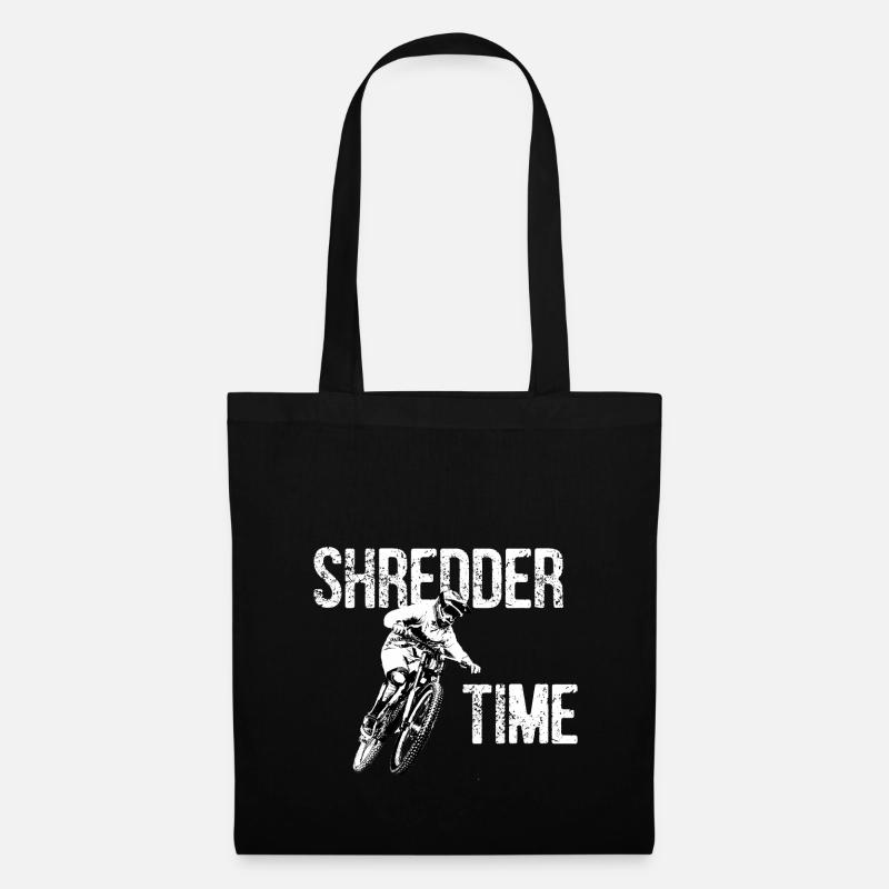 vélo de temps déchiqueteuse - Sac en tissu - noir