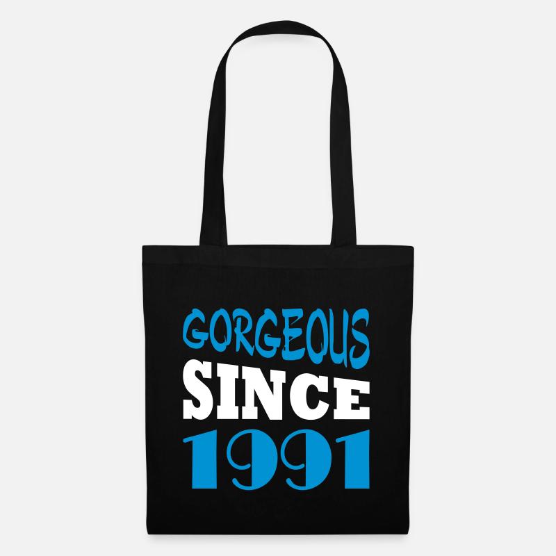 Gorgeous since 1991 - Stoffbeutel - Schwarz