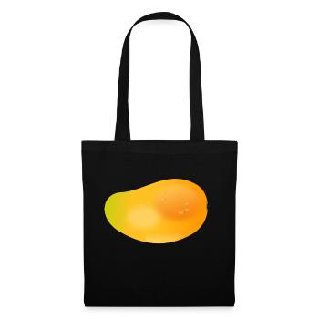 fruit mangue fruit nourriture saine idée cadeau frais - Sac en tissu - noir - Devant