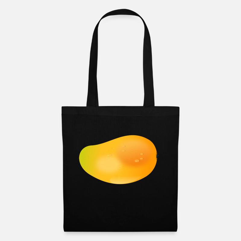Mango Obst Frucht Essen Gesund Geschenkidee Frisch - Stoffbeutel - Schwarz