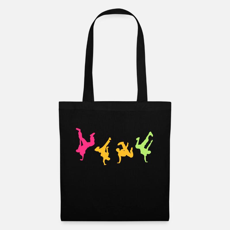 Break Dance Hip-Hop-danseur16 - Stoffbeutel - Schwarz