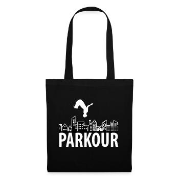 Parkour - Sac en tissu - noir - Devant