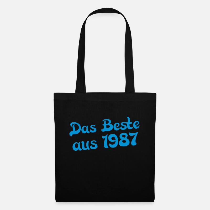 das beste aus 1987 - Stoffbeutel - Schwarz