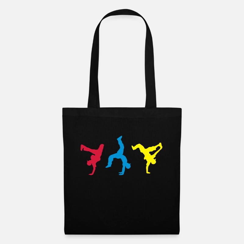 bboys colorfull - Stoffbeutel - Schwarz
