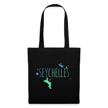 Seychelles - Stoffbeutel - Schwarz - Vorne