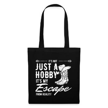 Line Dance Western Cowboy Country Music Dance - Tote Bag - black - Front