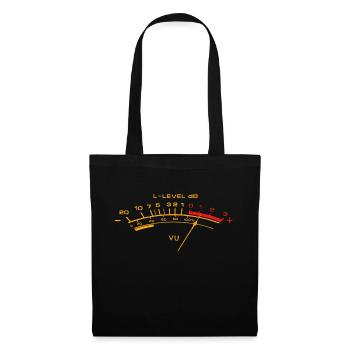 vu meter shirt - Tote Bag - black - Front