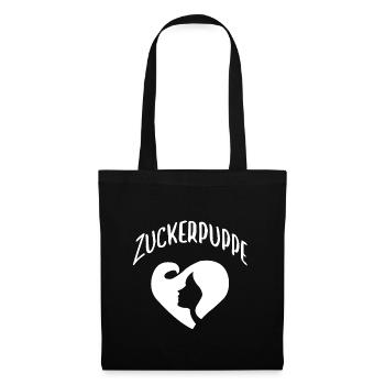 Poupée Sugar Cute Girl Girly - Sac en tissu - noir - Devant