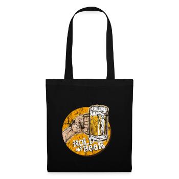 alcool - Sac en tissu - noir - Devant