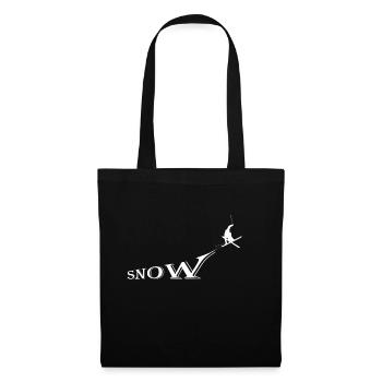 ski - Sac en tissu - noir - Devant