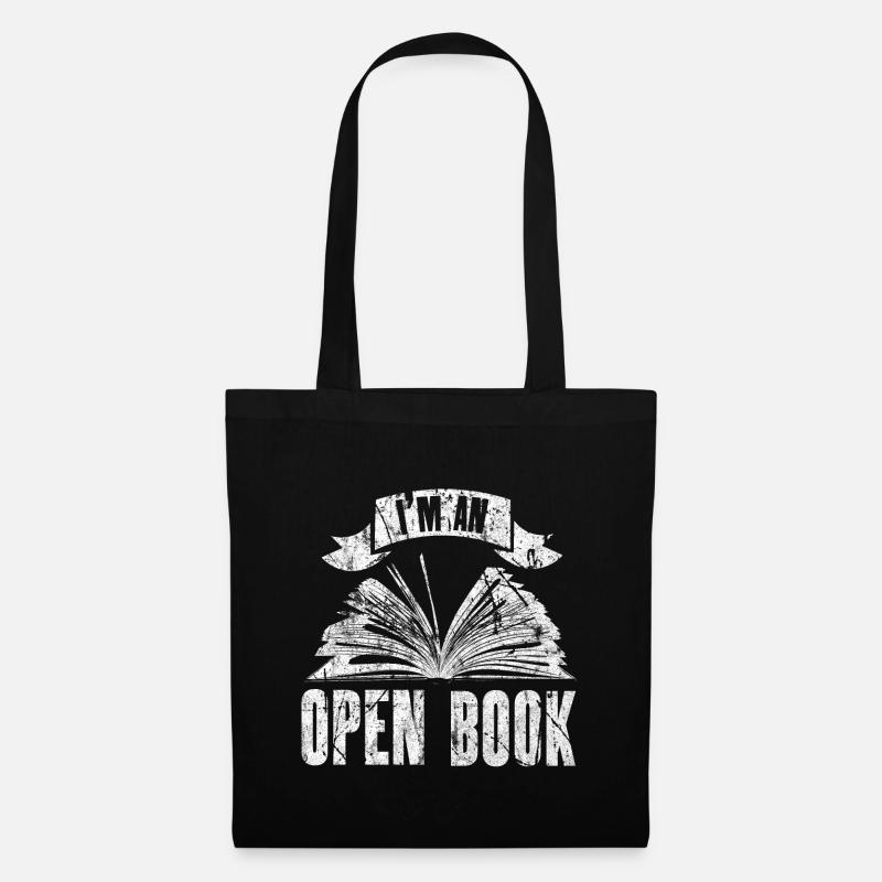 Bücher - Stoffbeutel - Schwarz