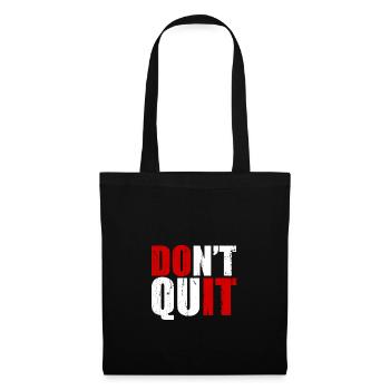 Fitness - Sac en tissu - noir - Devant