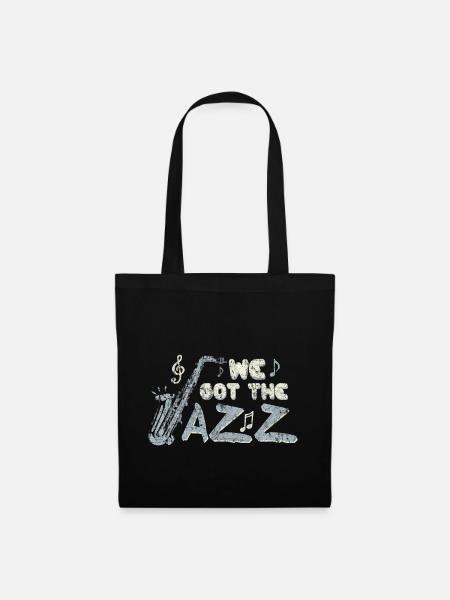 Musik - Stoffbeutel - Schwarz