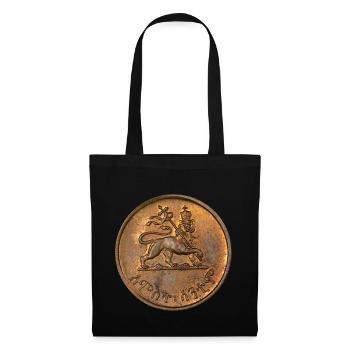 Lion de Juda - Reggae Jah Rastafarian Roots Rasta - Sac en tissu - noir - Devant