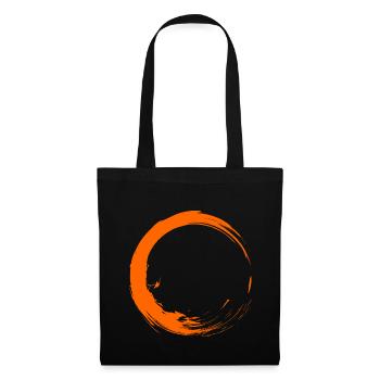 Kreis Bürste Design Neu Geschenk Vektor Form - Stoffbeutel - Schwarz - Vorne