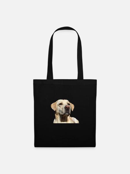 Bella Labrador Hund - Stoffbeutel - Schwarz