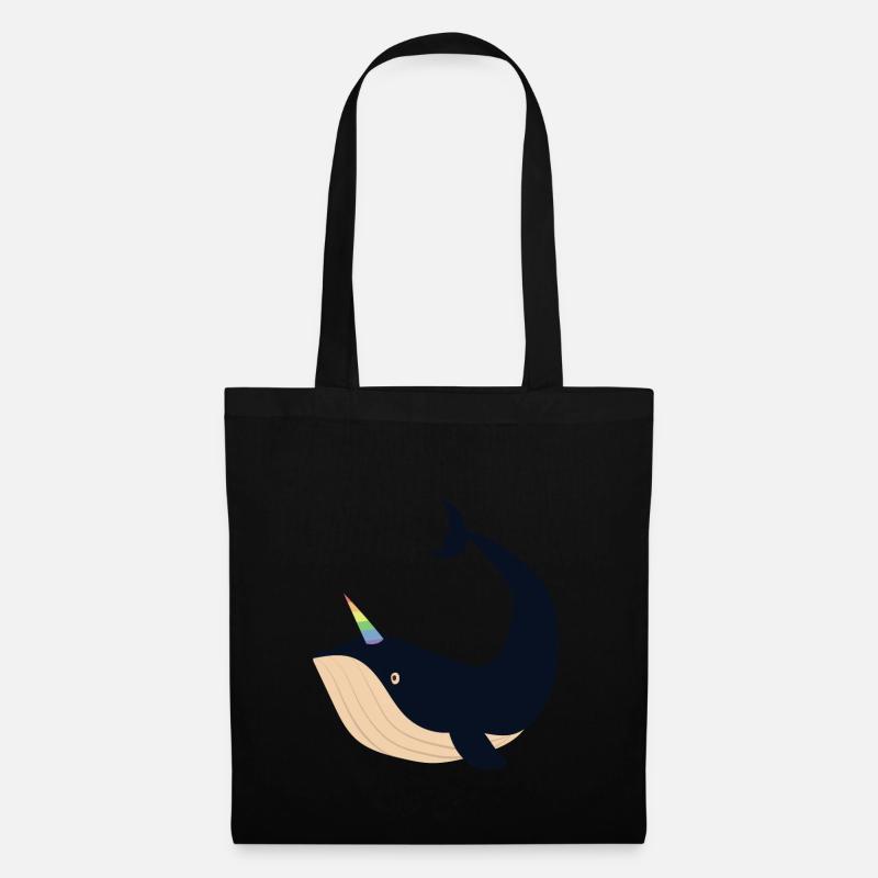 Wal Licorne - Sac en tissu - noir