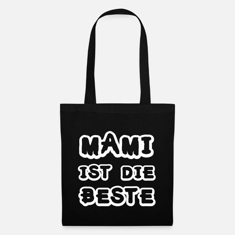 Mami - Stoffbeutel - Schwarz