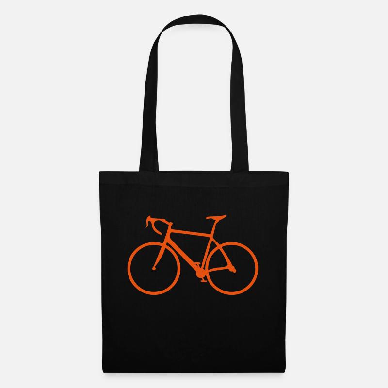 Fahrrad Rennrad Radfahren 12 - Stoffbeutel - Schwarz