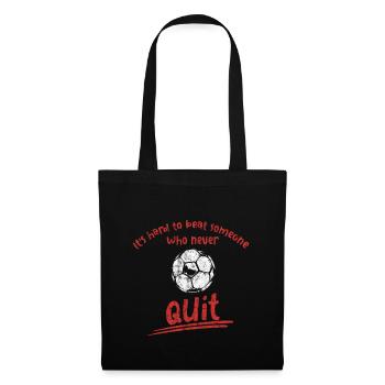 Football - Sac en tissu - noir - Devant