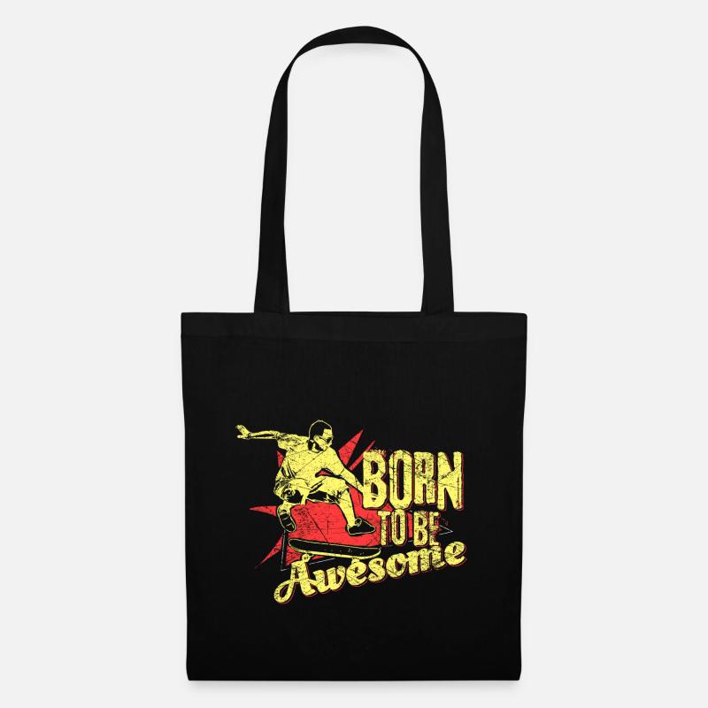 skateboard - Tote Bag - black