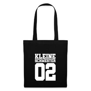 Petite sœur Partnershirt Look partenaire - Sac en tissu - noir - Devant