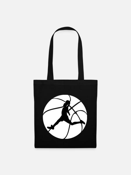 Basketball shirt for athletes - Tote Bag - black