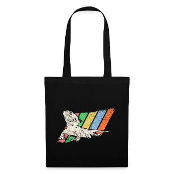 Animal de compagnie Retro - Sac en tissu - noir - Devant