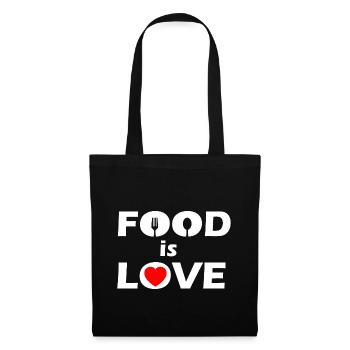 eat - Tote Bag - black - Front