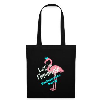 JGA équipe mariée marié - Sac en tissu - noir - Devant