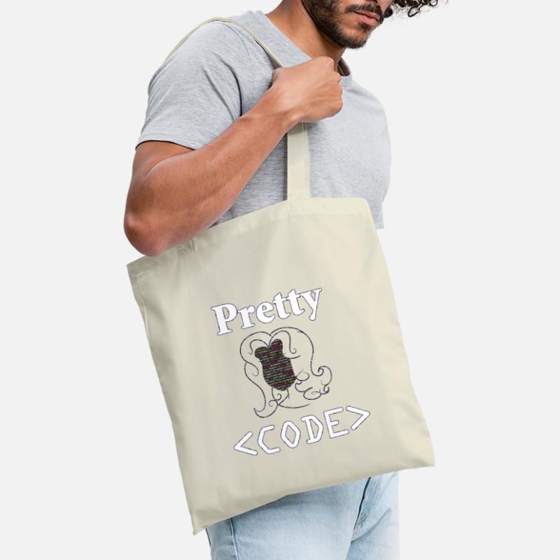 Programmierer, Pretty Code, Geschenk Stoffbeutel