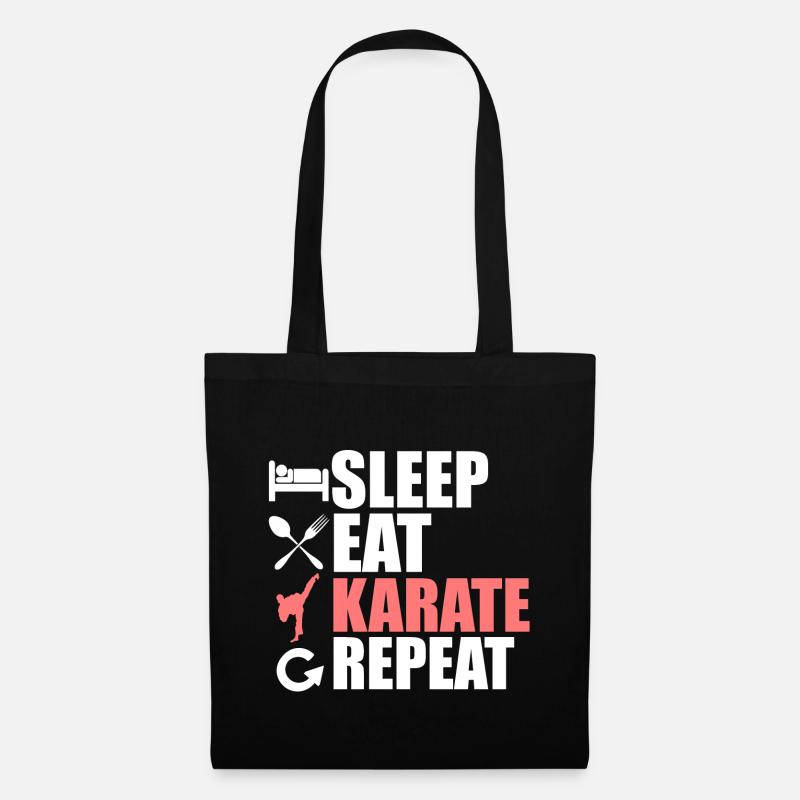 Karate - Stoffbeutel - Schwarz