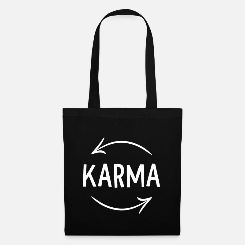 Karma Karma - Stoffbeutel - Schwarz