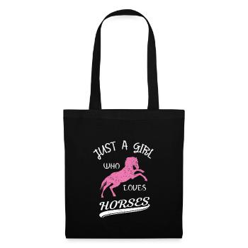 Horse Lover - Tote Bag - black - Front