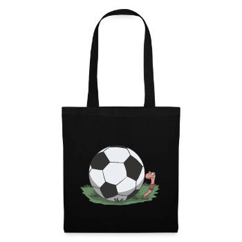Idée cadeau football - Sac en tissu - noir - Devant