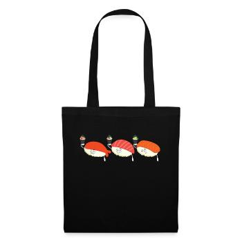 Sushi pirates - Tote Bag - black - Front