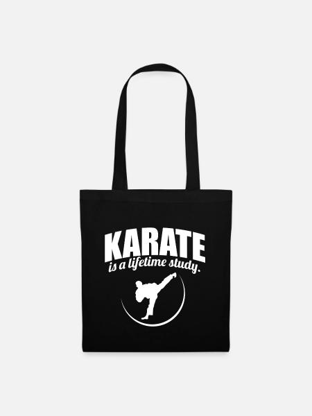Karate - Stoffbeutel - Schwarz