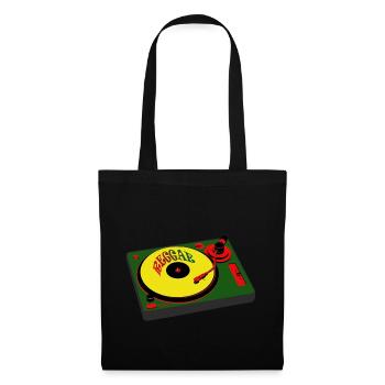 PLATEAU TOURNANT REGGAE - Sac en tissu - noir - Devant