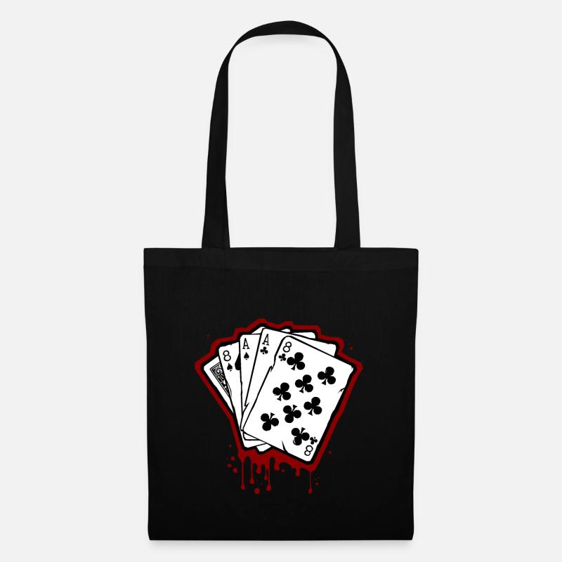dead man's hand - Tote Bag - black