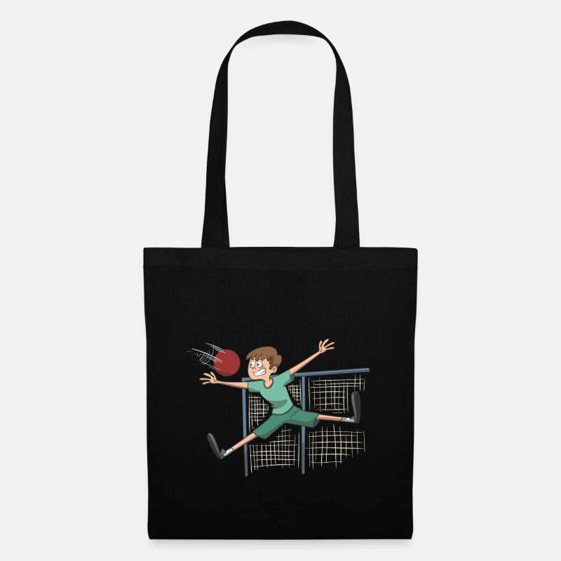 Handball Torwart Keeper Geschenk Idee - Stoffbeutel - Schwarz