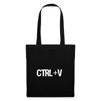 CTRL + V - father and child gift - Tote Bag - black - Front