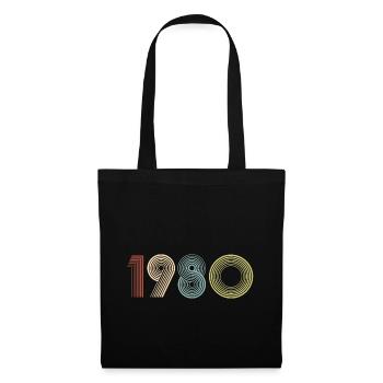 Year of birth 1980 - Tote Bag - black - Front