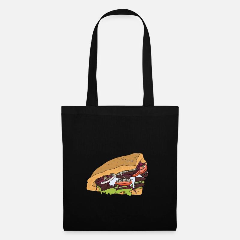 Döner Kebab - Stoffbeutel - Schwarz