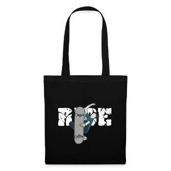 skateboard - Tote Bag - black - Front